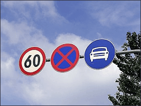 road sign